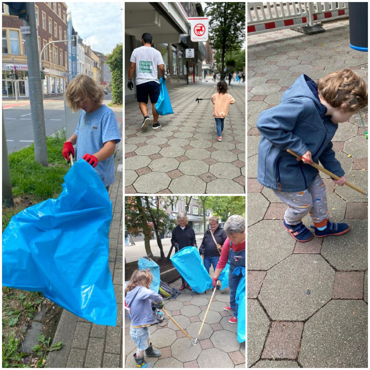 Dreck Weg Aktion in Rheinhausen City
